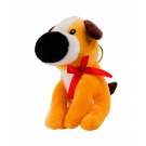 Chaveiro Cachorro Narigudo Laranja 16cm - PelÃºcia