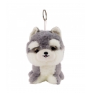 Chaveiro Cachorro Husky 17cm - PelÃºcia