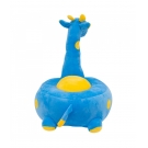 Puff Girafa Azul 48cm - PelÃºcia