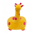 Puff Girafa Amarelo 48cm - PelÃºcia