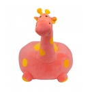Puff Girafa Rosa 48cm - PelÃºcia