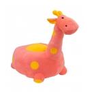 Puff Girafa Rosa 48cm - PelÃºcia