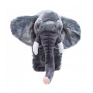 Elefante Cinza Realista 15cm - PelÃºcia Enfeite