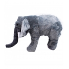 Elefante Cinza Realista 15cm - PelÃºcia Enfeite