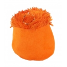 Chaveiro Careta Laranja 14cm - PelÃºcia