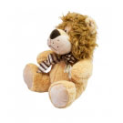Leão de Pelúcia com Laço Marrom Foffy