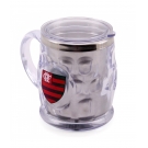 Caneca TÃ©rmica Com Tampa 500ml - Flamengo