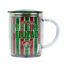 Caneca TÃ©rmica Fluminense Com Tampa 450ml