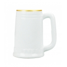 Caneca Branca Porcelana 500ml - Fluminense