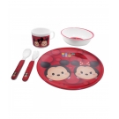 Jg De RefeiÃ§Ã£o Infantil De Melamina Mickey & Minnie Vermelho Tsum Tsum - Disney