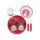 Jg De RefeiÃ§Ã£o Infantil De Melamina Mickey & Minnie Vermelho Tsum Tsum - Disney