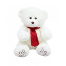 Urso de Pelucia Branco com Cachecol Foffy