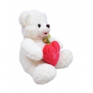 Urso Branco CoraÃ§Ã£o Te Amo 28cm - PelÃºcia