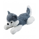 Cachorro Husky Deitado 33cm - PelÃºcia