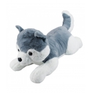 Cachorro Husky Deitado 54cm - PelÃºcia