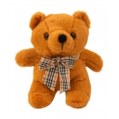 Chaveiro Urso Marrom Claro LaÃ§o 15cm - PelÃºcia