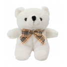 Chaveiro Urso Branco LaÃ§o 15cm - PelÃºcia