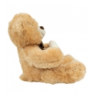 Urso Sentado Te Amo Mais Que Chocolate 21cm - PelÃºcia