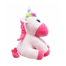 UnicÃ³rnio Rosa Sentado 52cm - PelÃºcia