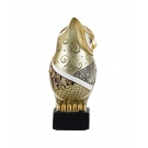 Coruja Dourada 18cm - Resina Animais
