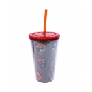 Copo Com Canudo Mickey 450ml - Disney