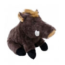 Javali Marrom de Pelúcia 38cm Foffy