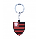 Chaveiro De Borracha Com BrasÃ£o De Time - Flamengo