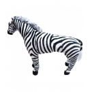  Zebra Realista Em PÃ© 75cm - PelÃºcia