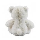 Urso Sentado Branco 23cm - PelÃºcia
