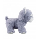 Cachorro Schnauzer Cinza 25cm - PelÃºcia