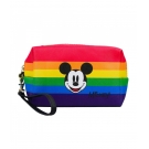 Necessaire Retangular Mickey Arco-Ãris 11x7x17cm - Disney