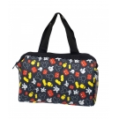 Bolsa TÃ©rmica Preta Partes Corpo Mickey 24x34x14cm - Disney