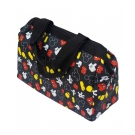 Bolsa TÃ©rmica Preta Partes Corpo Mickey 24x34x14cm - Disney