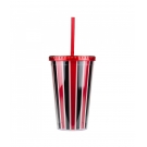 Copo PlÃ¡stico Canudo 450ml - SPFC