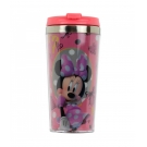 Copo TÃ©rmico Minnie Tampa Rosa 450ml - Disney