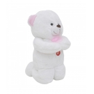 Urso LaÃ§o Rosa Rezando Pai Nosso 28cm - PelÃºcia