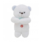 Urso LaÃ§o Azul Rezando Pai Nosso 28cm - PelÃºcia