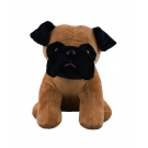 Cachorro Pug Sentado 25cm - PelÃºcia