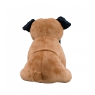 Cachorro Pug Sentado 25cm - PelÃºcia