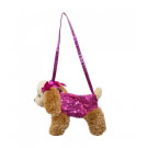 Bolsa de Cachorro Marrom e Pink Foffy