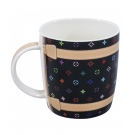 Caneca Porcelana Preta 340ml