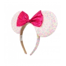 Tiara LaÃ§o Pink Orelhas Minnie - Disney