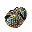 Bolsa Viagem CilÃ­ndrica Rostos Coloridos 24x24x41cm - Turma Da MÃ´nica