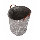 Porta Objetos Cesto Roupas Cinza 44x37cm