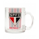 Caneca De Vidro Com Abridor De Garrafas 350ml - SPFC