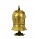 Enfeite Capacete Cavaleiro Medieval Dourado 47x26x30cm