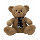 Urso Marrom Sentado Cachecol 77cm - PelÃºcia