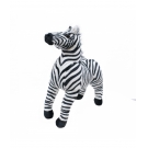 Zebra Realista Em PÃ© 42cm - PelÃºcia