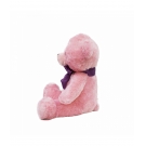 Urso Rosa Com LaÃ§o 35cm - PelÃºcia