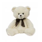 Urso Branco Com LaÃ§o 35cm - PelÃºcia